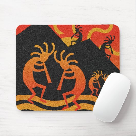 Südwest Design Wüste Sunset Kokopelli Mousepad (Mit Mouse)