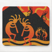 Südwest Design Wüste Sunset Kokopelli Mousepad (Vorne)