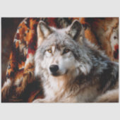 Südwest-Ember-Wolf-Porträt Seidenpapier (Vorderseite)