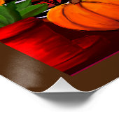 Südwest Erntedank Door mit Pumpkins Poster (Ecke)