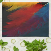 Südwest Feather Abstrakt Geschirrtuch (Gefaltet)