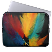 Südwest Feather Abstrakt Laptopschutzhülle (Vorderseite)