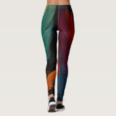 Südwest Feather Abstrakt Leggings (Rückseite)