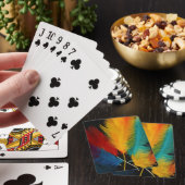 Südwest Feather Abstrakt Spielkarten (In Situ)