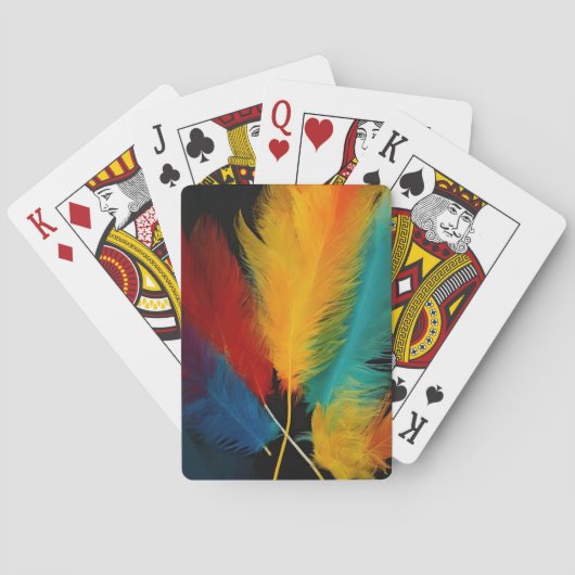 Südwest Feather Abstrakt Spielkarten (Rückseite)