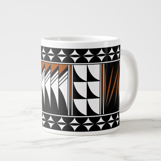 Südwest Feather Blessings Jumbo-Tasse (Vorderseite Rechts)