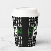 Südwest Feather Segnungen in Grün Pappbecher (Links)