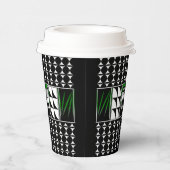 Südwest Feather Segnungen in Grün Pappbecher (Rechts)