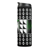 Südwest Feather Segnungen in Grün Thermosbecher (Nach rechts gedreht)