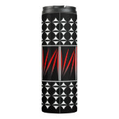 Südwest Feather Segnungen in Red Thermal Tumbler Thermosbecher (Rückseite)