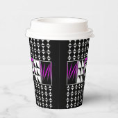 Südwest Feather Segnungen in Rosa Pappbecher (Rechts)