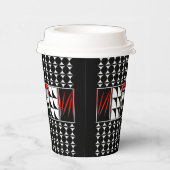 Südwest Feather Segnungen in Rot Pappbecher (Rechts)