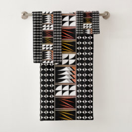 Südwest Feather Segnungen in Zitrusfrüchten Badhandtuch Set