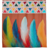 Südwest Feathers Duschvorhang (Vorderseite)