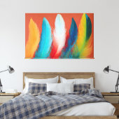 Südwest Feathers Leinwanddruck (Insitu (Schlafzimmer))