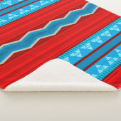 Südwest Fluss Canyon Red und Türkis Small Sherpadecke (3/4)