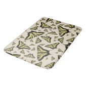 Südwest-Gelbe Frack-Schmetterlinge überall Badematte (Schrägansicht)