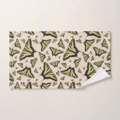 Südwest-Gelbe Frack-Schmetterlinge überall Badhandtuch Set (Handtuch)