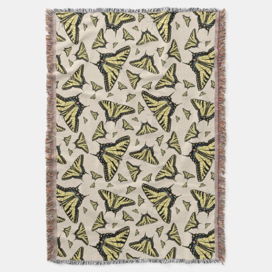 Südwest-Gelbe Frack-Schmetterlinge überall Decke (Vorderseite Vertikal)