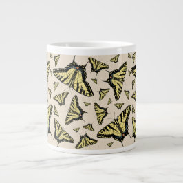 Südwest-Gelbe Frack-Schmetterlinge überall Jumbo-Tasse