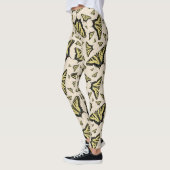 Südwest-Gelbe Frack-Schmetterlinge überall Leggings (Links)