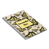 Südwest-Gelbe Frack-Schmetterlinge überall Notizblock (Rechte Seite)