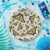 Südwest-Gelbe Frack-Schmetterlinge überall Pappteller (Party)