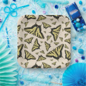 Südwest-Gelbe Frack-Schmetterlinge überall Pappteller (Party)