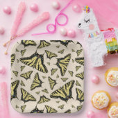 Südwest-Gelbe Frack-Schmetterlinge überall Pappteller (Party)