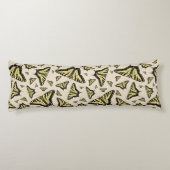 Südwest-Gelbe Frack-Schmetterlinge überall Seitenschläferkissen (Rückseite)