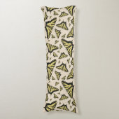 Südwest-Gelbe Frack-Schmetterlinge überall Seitenschläferkissen (Vorderseite Vertikal)