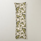 Südwest-Gelbe Frack-Schmetterlinge überall Seitenschläferkissen (Rückseite (Vertikal))