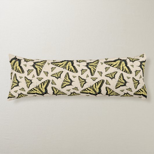 Südwest-Gelbe Frack-Schmetterlinge überall Seitenschläferkissen (Vorderseite)