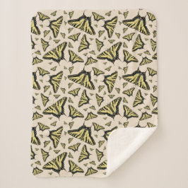 Südwest-Gelbe Frack-Schmetterlinge überall Sherpadecke