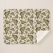 Südwest-Gelbe Frack-Schmetterlinge überall Sherpadecke (Vorderseite (Horizontal))