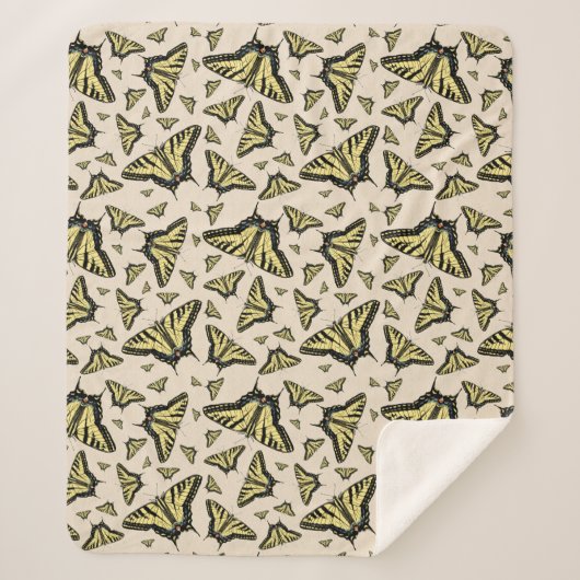 Südwest-Gelbe Frack-Schmetterlinge überall Sherpadecke (Vorderseite)