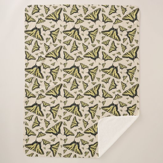 Südwest-Gelbe Frack-Schmetterlinge überall Sherpadecke (Vorderseite)