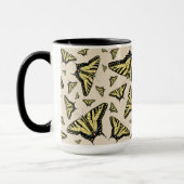 Südwest-Gelbe Frack-Schmetterlinge überall Tasse (Links)