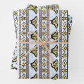 Südwest Gelbes Frack Butterfets Blue Sky Geschenkpapier Set (Beispiel)