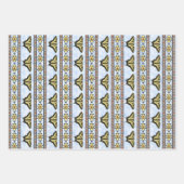 Südwest Gelbes Frack Butterfets Blue Sky Geschenkpapier Set (Vorderseite)