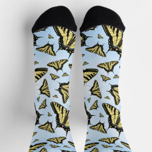 Südwest Gelbes Frack Butterfets Blue Sky Socken