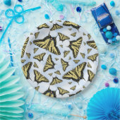 Südwest-Gelbes Frack Butterfly Blue Sky Pappteller (Party)