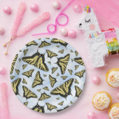 Südwest-Gelbes Frack Butterfly Blue Sky Pappteller (Party)