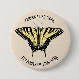 Südwest-Gelbes Frack Butterfly Button