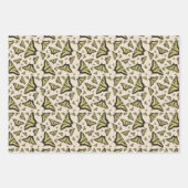 Südwest-Gelbes Frack Butterfly Geschenkpapier Set (Vorderseite 2)