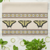 Südwest-Gelbes Frack Butterfly Geschirrtuch (Gefaltet)