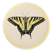 Südwest-Gelbes Frack Butterfly Keramikknauf (Vorderseite)