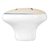 Südwest-Gelbes Frack Butterfly Keramikknauf (Seitenansicht)