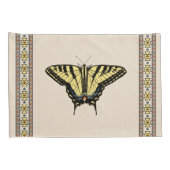 Südwest-Gelbes Frack Butterfly Kissenbezug (Rückseite-Rechts)