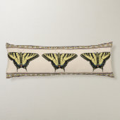 Südwest-Gelbes Frack Butterfly Seitenschläferkissen (Rückseite)